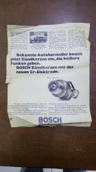 SUDAN ve MISIR'IN ESKİ KRALI PRENS FARUK'UN ALMANCA DERGİDEN KESİLME FOTOĞRAFLI HABER KÜPÜRÜ SAYFASI - 32 x 26 cm EBADINDA - BOSCH REKLAMI