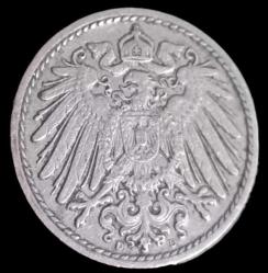 Almanya 1905 5 Pfennig