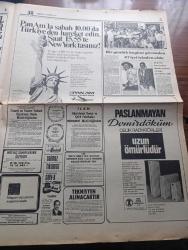 Hürriyet Gazetesi - Turkish Newspaper - 15 Ağustos 1974 - eczacı Fazıl Soysal Yavuz için 250 bin lira bağışladı - Yunanistan NATO'dan askerini çekti - güvenlik konseyi Türkiye'nin kınanması teklifini reddetti - Omorfo cephesinde İngiliz ve fin askerleri mehmetçik'ten kaçıyor - Türk Jetleri Lefkoşe radyosunu susturdu - Mehmetçik Serdarlı ve Meriçe girdi - Hedef Magosa ve Omorfo - Bülent Ecevit amacımız adada bağımsız Kıbrıs'ı denge içinde kurmaktır dedi - Deniz Baykal gece yarın bir başka gün olacak dedi - Bursa fuar aile gazinosu Gönül Yazar Murat Soydan Ayla Algan Bedia Akartürk ayrıca Sadri Alışık - Kıbrıs'ta esir ve rehine soydaşlarımız - Kahraman mehmetçikleri temizleme harekatı sırasında görüyorsunuz Fotoğrafı - Kıbrıs Rum yönetimi yardımcısı Klerides yalvarmaya başladı - Hikmet Bil eski Kıbrıs Türk'tür Cemiyeti başkanıydı Fotoğrafı - Philips radyo - Turan Güneş ve Rauf Denktaş istirahate çekildi fotoğraf - trakya'da sınır kapıları açık - Bugün Miraç kandili