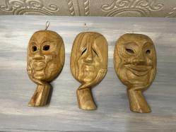 3 adet tiyatro maskesi