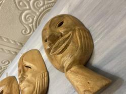 3 adet tiyatro maskesi