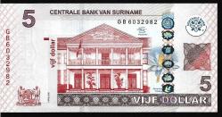 ** SURİNAM ( 5 * DOLLAR ) 2012 - ÇİL