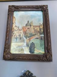 Antika Fransız İpek Tablo