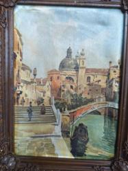 Antika Fransız İpek Tablo