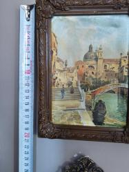 Antika Fransız İpek Tablo