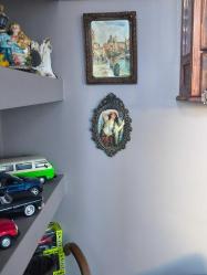 Antika Fransız İpek Tablo