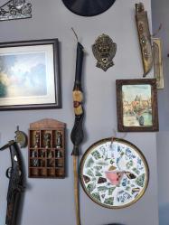 Antika Fransız İpek Tablo