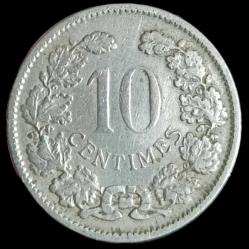 Lüksemburg 1901 10 Centimes 2.95gr