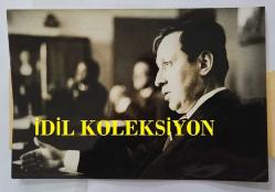 TÜRKİYE CUMHURİYETİ KÜLTÜR  ve TURİZM ESKİ BAKANI, ŞAİR TALAT SAİT HALMAN'IN ORİJİNAL FOTOĞRAFI - 18 x 12 cm EBADINDA - TALAT SAİT HALMAN KONUŞMA YAPARKEN ÇEKİLMİŞ BİR KARE. 22 TEMMUZ 1971