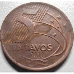 Brezilya 5 centavos, 2010 Çil