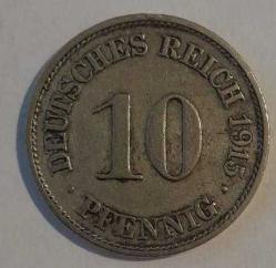 ALMANYA 1915 10 PFENNİG