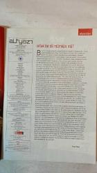 ALTYAZI AYLIK SİNEMA DERGİSİ - OCAK 2005 SAYI: 36  ZHANG YIMOU - YAVUZ TURGUL - OLIVER STONE - FRANÇOIS OZON - JEROME BONNELL - FERHAN ŞENSOY - YEŞİM USTAOĞLU - HAKAN BIÇAKCI - ZEKİ DEMİRKUBUZ - KEN LOACH  KAHRAMAN - EŞKİYA’DAN SEKİZ YIL SONRA - İNANILMAZ AİLE - VAROLUŞÇU SAÇMALIKLAR TESADÜFLER - AŞKA DAVET - NAPOLYON’UN SIRRI - BULUTLARI BEKLERKEN - DÜNYANIN ORTA YERİNDE AŞK İÇİN AĞLIYORUM - GÖNÜL YARASI - ALFIE - HABABAM SINIFI ASKERDE - HIRSIZ VAR - KUTUP EKSPRESİ - OLGA’NIN TOPUZU - ALACAKARANLIK SAMURAY - RAY - AKASYA - ŞANS KAPIYI KIRINCA - TALİHSİZ SERÜVENLER DİZİSİ - ANKA’NIN UÇUŞU - ERKEK SEVERSE - TÜRK SİNEMASI VE GELENEK - VAROLUŞÇU SAÇMALIKLAR TESADÜFLER - İNANILMAZ AİLE’NİN ARDINDAKİLER - DÖNÜŞÜN GETİRDİĞİ DÖNÜŞÜM - KAHRAMAN VE ZHANG YIMOU - 12. LONDRA TÜRK FİLM FESTİVALİ - 45. SELANİK FİLM FESTİVALİ - 5. İZMİR ULUSLARARASI KISA FİLM FESTİVALİ - AKBANK KISA FİLM FESTİVALİ - MUĞLAKLIK GEÇİŞLİLİK - ÖN GÖSTERİM - 5555 FİLMLE TÜRK SİNEMASI - İRAN -  TAM TAKIM EKSİKSİZ 96 SAYFA