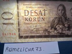 Avrupa-Çekoslovakya-10 Korun-1960 Yılı-ÇÇT-