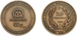 Anadolu Ajansının Kuruluşunun 100. Yılı Serifikalı 2020 (Bronz) 2
