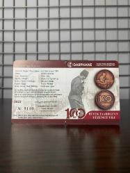 Büyük Taarruz’un Yüzüncü Yılı Hatıra Para Sertifikalı 2022 (Bronz)