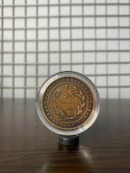 İmadeddin Nesimi Doğumunun 650. Yılı Hatıra Para Sertifikalı 2019 (Bronz)