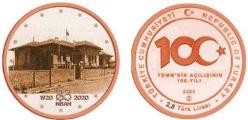 TBMM'nin Açılışının 100. Yılı Hatıra Para Sertifikalı 2020 (Bronz) 2