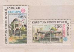 1978 Kıbrıs Türk Federe Devleti Europa Cept Specimen ÖRNEK BASKI Damgasız Seri