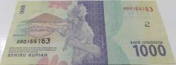 2016 ENDONEZYA 1000 RUPIAH ORİJİNAL KAĞIT PARASI ÇİL AA0164163 ÇOK NADİRDİR