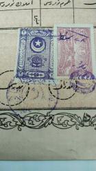 OSMANLI DÖNEMİ YÜKSEK KONDİSYONDA ISLAK İMZALI VE DAMGALI,2 ŞÜRŞARJLI PULLU KENDİ KABINDA TAPU SENEDİ. ENDER VE KIYMETLİ 399