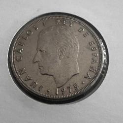 İspanya 5 Peseta 1975 (78). Bayraklı Kapamasında. Çil