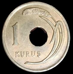 1949 Delikli 1 Kuruş