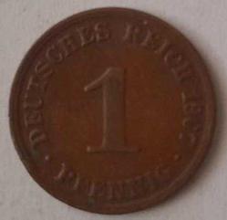 ALMANYA 1907 1 PFENNİG