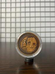 Masal Kahramanları Serisi No6 - Nasrettin Hoca Fil Hikâyesi Hatıra Para Sertifikalı 2020 (Bronz) 1