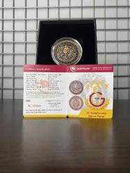 Galatasaray 24.Şampiyonluk Kutulu Hatıra Para Sertifikalı 2024 (Bronz)