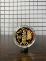 Türk Dünyası Kültür Başkenti Bursa Hatıra Para Sertifikalı 2022 (Bronz Üzeri Altın Kaplama)