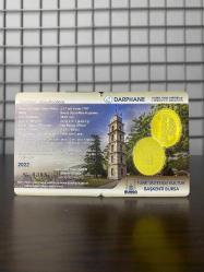 Türk Dünyası Kültür Başkenti Bursa Hatıra Para Sertifikalı 2022 (Bronz Üzeri Altın Kaplama)