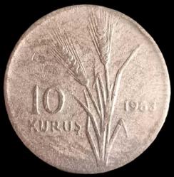 1963 10 Kuruş