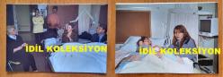 AYDIN MENDERES'İN ORİJİNAL 9'LU FOTOĞRAF SETİ - 12,5 x 8,5 cm EBADINDA - AYDIN MENDERES HASTANEDE TEDAVİ GÖRDÜĞÜ SÜREÇTE EŞİ ÜMRAN MENDERES ve YAKINLARININ KENDİSİNİ ZİYARET ETTİKLERİ ANLARDA ÇEKİLMİŞ 9 FARKLI HATIRA FOTOĞRAFI... ÖZEL ARŞİV. NİSAN 1996