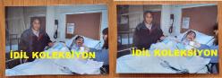 AYDIN MENDERES'İN ORİJİNAL 9'LU FOTOĞRAF SETİ - 12,5 x 8,5 cm EBADINDA - AYDIN MENDERES HASTANEDE TEDAVİ GÖRDÜĞÜ SÜREÇTE EŞİ ÜMRAN MENDERES ve YAKINLARININ KENDİSİNİ ZİYARET ETTİKLERİ ANLARDA ÇEKİLMİŞ 9 FARKLI HATIRA FOTOĞRAFI... ÖZEL ARŞİV. NİSAN 1996