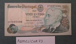 Avrupa-Portekiz-20 Escudos-1978 yılı.