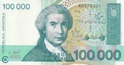 Hırvatistan 100.000 Dinar