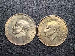 1995-1997 YILLARINA AİT  MADENİ 25 BİN TÜRK LİRASI ÇİL ( KALIN ) TCM 0828