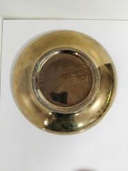 Altın yaldızlı dekoratif tabak