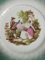 Fragonard desenli vintage dekoratif tabak