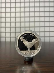 Denizli Horozu Hatıra Para Sertifikalı 2018 (Gümüş)