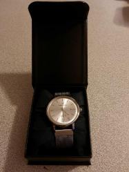 Daniel Klein Premium DK102 – Çelik Hasır Kordon – Takvimli – 3 ATM – Kutulu