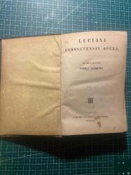 1851 yılı Rumca Kitap ( LUCIANI SAMOSATENSIS OPERA VOL 1)