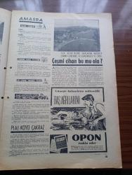 Milliyet Turizm Gazetesi - Turkish Newspaper - 1960'lı Yıllar - Karadeniz I - çeşitli devirlere ait tarihi eserlerin bol bol bulunduğu Konuralp ve üskübü'de su terazileri Fotoğrafı - Good Year - Bolu kaplıcaları - Batı Karadeniz Bölgesi'nin nefis manzaralı plaj şehirlerinden Akçakoca Fotoğrafı - Abant'a nasıl gidilir Fotoğrafı - İki tarafı ağaçlarla süslü Bartın çayından bir fotoğraf - Tabii plajlara sahip Filyos'a ancak trenle gidilir - İnkumu ince kumlu nefis bir tabii plajdır Fotoğrafı - plaj köyü çakraz - Amasra'da nerede nasıl kalınır - Fatih Sultan Mehmet Amasra'ya bakınca çeşmi cihan bu mu ola demiştir Fotoğrafı - Karadeniz Turizm haritası - Tabii güzellikleri ve tarihi değerleri bakımından zengin olan Kastamonu bir akarsular kentidir Fotoğrafı - son yıllarda şimdiye kadar pek ele alınmamış Turizm konusunda büyük hamle yapan İnebolu Fotoğrafı - Deniz Güneş şehri abana'da sahil 4 5 kilometre uzar - alacahöyük tarihi eserlerle dolu bir Turizm merkezidir Fotoğrafı - Sinop Ayancık