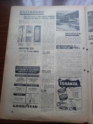 Milliyet Turizm Gazetesi - Turkish Newspaper - 1960'lı Yıllar - Karadeniz I - çeşitli devirlere ait tarihi eserlerin bol bol bulunduğu Konuralp ve üskübü'de su terazileri Fotoğrafı - Good Year - Bolu kaplıcaları - Batı Karadeniz Bölgesi'nin nefis manzaralı plaj şehirlerinden Akçakoca Fotoğrafı - Abant'a nasıl gidilir Fotoğrafı - İki tarafı ağaçlarla süslü Bartın çayından bir fotoğraf - Tabii plajlara sahip Filyos'a ancak trenle gidilir - İnkumu ince kumlu nefis bir tabii plajdır Fotoğrafı - plaj köyü çakraz - Amasra'da nerede nasıl kalınır - Fatih Sultan Mehmet Amasra'ya bakınca çeşmi cihan bu mu ola demiştir Fotoğrafı - Karadeniz Turizm haritası - Tabii güzellikleri ve tarihi değerleri bakımından zengin olan Kastamonu bir akarsular kentidir Fotoğrafı - son yıllarda şimdiye kadar pek ele alınmamış Turizm konusunda büyük hamle yapan İnebolu Fotoğrafı - Deniz Güneş şehri abana'da sahil 4 5 kilometre uzar - alacahöyük tarihi eserlerle dolu bir Turizm merkezidir Fotoğrafı - Sinop Ayancık