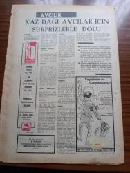 Milliyet Turizm Gazetesi - Turkish Newspaper - 1960'lı Yıllar - Marmara I - Kaz Dağı avcılar için sürprizlerle dolu - Truva - amatör balıkçıların dünyası Marmara yazan Sıtkı Üner - Marmara'da 250 tür balık var - Marmara adalarının genel haritası - Ayvalık - Paşalimanı Adası - Yaz aylarının Cennet köşelerinden biri olan Erdek'in genel görünüşü - denizciler için en güvenilir Liman olan Bandırma Fotoğrafı - Gönen'in şifalı kaplıcalarından biri fotoğraf - kuş cenneti fotoğraf - Burhaniye ve Ören Fotoğrafı - bölgenin turizm bakımından en dikkate değer yeri olan Akçay Fotoğrafı - Marmara Turizm haritası - Çanakkale'nin en dinlendirici sahillerinden bir köşede Gelibolu'dur Fotoğrafı - İmroz Adası Fotoğrafı - Bozcaada - Tekirdağ'da nerede nasıl kalınır - Tekirdağ 15 kilometredeki Kumbağ köyünün genel görünüşü - Şarköy'de ne yenir nerede yenir - Edirne'de yazısı ile ün salan cami Yeni Cami fotoğraf - Söğütlük  kampı Fotoğrafı - Muradiye camii - Mimar Sinan ve Selimiye - Edirne sarayı