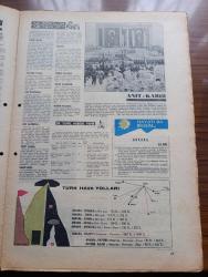 Milliyet Turizm Gazetesi - Turkish Newspaper - 1960'lı Yıllar - İç Anadolu I - Ankara'da kalınacak oteller - Anıtkabir fotoğraf - Ankara'da hava durumu Ali Esin - Harem pavyon - Göl gazinosu - Gençlik parkı Fotoğrafı - Gordiyum Fotoğrafı - porsuk çayı Eskişehir'in ortasından geçer Fotoğrafı - Seyit Battal Gazi külliyesi - Kurşunlu camii - Konya Selimiye camii ve Mevlana türbesi Fotoğrafı - Nasrettin Hoca Akşehir'de her yıl bir şenlikle anılmaktadır Fotoğrafı - Yunus Emre diyarı - İç Anadolu Turizm haritası - Peri Bacaları - Hz Ali'nin resmi ve ünlü kılıcı Zülfikar Fotoğrafı - Niğde kemerhisar ilçesine adını veren Hisarlar Fotoğrafı - Çiftehan kaplıcaları - hüdavend hatun türbesi - Karamanoğlu eserleri - Göremedeki rahibeler manastırı fotoğraf - tokatlı kilisesi - Kayseri döner Kümbet - Alaaddin Keykubat tarafından yaptırılan Sultan hanı Fotoğrafı - Sivas çifte minare Fotoğrafı - İç Anadolu'da keklikten ayıya kadar her hayvan var - avcılık - Dutluk içmeleri - Sivas'ta ne görülür