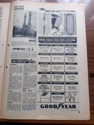 Milliyet Turizm Gazetesi - Turkish Newspaper - 1960'lı Yıllar - İç Anadolu I - Ankara'da kalınacak oteller - Anıtkabir fotoğraf - Ankara'da hava durumu Ali Esin - Harem pavyon - Göl gazinosu - Gençlik parkı Fotoğrafı - Gordiyum Fotoğrafı - porsuk çayı Eskişehir'in ortasından geçer Fotoğrafı - Seyit Battal Gazi külliyesi - Kurşunlu camii - Konya Selimiye camii ve Mevlana türbesi Fotoğrafı - Nasrettin Hoca Akşehir'de her yıl bir şenlikle anılmaktadır Fotoğrafı - Yunus Emre diyarı - İç Anadolu Turizm haritası - Peri Bacaları - Hz Ali'nin resmi ve ünlü kılıcı Zülfikar Fotoğrafı - Niğde kemerhisar ilçesine adını veren Hisarlar Fotoğrafı - Çiftehan kaplıcaları - hüdavend hatun türbesi - Karamanoğlu eserleri - Göremedeki rahibeler manastırı fotoğraf - tokatlı kilisesi - Kayseri döner Kümbet - Alaaddin Keykubat tarafından yaptırılan Sultan hanı Fotoğrafı - Sivas çifte minare Fotoğrafı - İç Anadolu'da keklikten ayıya kadar her hayvan var - avcılık - Dutluk içmeleri - Sivas'ta ne görülür