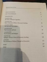 MAX WEBER and the Idea of Economic Sociology