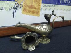 PİRİNÇ KANDİL VE MUM MAKASI