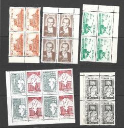 1958 yılı 3 tam seri DBL. MNH